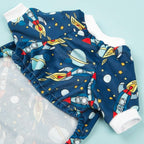 CuteBone Small Dogs Outfit Soft Puppy Onesies Pjs Dog Pajamas Pet Coat Cat Apparel Comfy Doggie Jumpsuit Bodysuit for All Seasons P16L