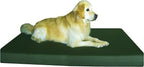 Dogbed4less Orthopedic Gel Infused Memory Foam Pet Bed for Large Dogs, Waterproof Liner with Durable Canvas + Brown Microsude Antislip Covers, 55X37X4 Inches, Fits 54X37 Crate.