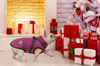 Aiboria Dog Jackets for Winter Windproof Waterproof 2 in 1 Outfit Cold Weather Coat Dog Vest Harness Puppy Winter Warm Jacket Purple S