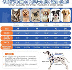 Queenmore Small Dog Sweaters for Small Dogs Girls Boys,Xmas Sweater Puppies,Turtleneck Knitted Sweater for Dog Cat,Cold Weather Pullover for Doggie Male Female,Soft Doggy Sweater Pet Apparel(Pink,S)