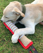 Clysoru Dog Tug Toy Dog Tough Jute Bite Pillow Lasting Training Equipment Puppy to Large Dogs Interactive Toy for Large Dogs and Small Dogs