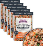 Health Extension Gently Cooked Chicken & Pumpkin Dog Food, Human-Grade & Shelf-Stable with Superfoods, Supports Digestion, Immunity, Skin & Coat, 9 oz Pouch (Pack of 5)