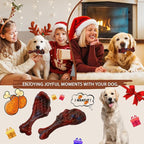Magicorange Dog Chew Toys for Aggressive Chewers, Indestructible Dog Toy for Medium/Large Breed, Tough Nylon Teething Bone Toy to Keep Them Busy,Bacon and Real Beef Flavor (Beef Flavor, 1 Pack)