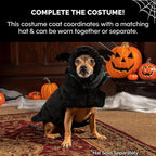 Furhaven Reversible Small Dog Coat, Washable & Insulating w/ Leash Access - Faux Fur & Quilted Fleece Flex-Fit Jacket - Black/Green, Small