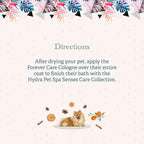 Hydra Senses Forever Care Cologne, Finishing Cologne for Dogs and Cats, Pet Grooming Spray, 4.05 Ounces