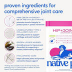 Native Pet Advanced Care - Hip & Joint Supplement for Dogs - Supports Joints, Cartilage, Muscles & Anti-Inflammatory with HMB, UC-II Collagen, Green Lipped Mussel & Hyaluronic Acid - 30 Scoops