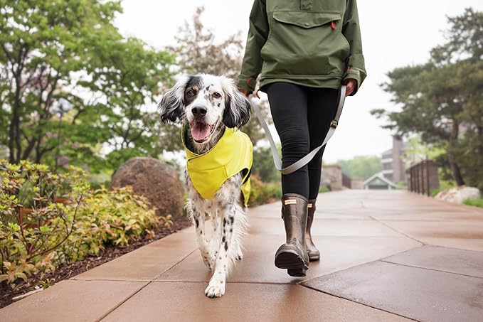 Goldpaw Rainpaw Waterproof Dog Raincoat - Durable Dog Rain Jacket for All Seasons - Easy to Wear, Adjustable, Premium Pet Outerwear - Made in The USA - Machine Washable - Navy - Size 22
