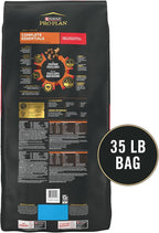 Purina Pro Plan Complete Essentials Shredded Blend Beef and Rice Dog Food Dry Formula with Probiotics for Dogs - 35 lb. Bag