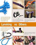 lynxking Dog Leash Slip Lead 5 6 8 FT Dog Training Leash Strong Heavy Duty Braided No Pull Training Lead Leashes for Small Medium Large Dogs