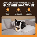 Earth Animal No Hide Strips - Natural Rawhide Free Dog Chew Strips, Chicken - 16 Count