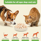 MON2SUN Freeze Dried Chicken Cat and Dog Treats, Single Ingredient Natural and Healthy Dog Snacks, High Protein Training Treats & Food Topper, 10.6oz