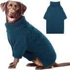 AOFITEE XL Dog Sweater, Dog Sweater Large Size Dogs, Large Dogs Sweaters for Female Male, Turtleneck Thick Warm Knitted Winter Fall Pet Sweatshirt, Solid Pet Halloween Costume, XLarge