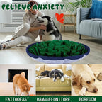 Snuffle Mat for Dogs Cognitive Dog Toys Puzzle Feeders Interactive Pet Enrichment for Mental Stimulation，Sniff Mat Helps Slow Eating and Keeping Puppy & Cats Mentally Active & Entertained