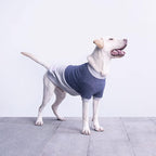Extra Large Dog Sweaters Warm Clothes Pullover Sweatshirts for Labrador Rottweiler Great Dane, Blue Grey, 3X-Large