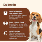 Nutrish Rachael Ray Weight Management Wet Dog Food Premium Paté Real Turkey & Pumpkin Recipe, 13 oz. Can, 12 Count