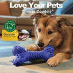 Dog Toys for Aggressive Chewers, Indestructible Chew Toys for Medium Large Dogs,Durable Rubber Dog Bones with Beef Flavor, Tough Dental Toy for Boredom Relief (Blue)