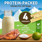 EcoKind Premium Gold Yak Cheese Himalayan Dog Chews, Dog Treats Large Breed, All Natural, High Protein Dog Chew, Chicken, Large - 1 Chew
