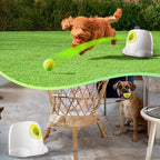 AFP Automatic Ball Launcher for Dogs Interactive Puppy Pet Ball Indoor Thrower Fetch Machine, 3 Balls Included (2 inch) for Small to Medium Dogs