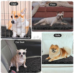 4 Pack Self Warming Cat Pads Self Heating Cat Mat Washable Homeless Dogs Thermal Pads Kennel Pad Reflects Body Heat Warm Crate Bed Mat for Indoor Outdoor Pet(Black,16 x 20 Inch)