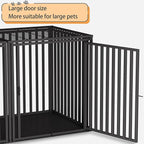 Extra Large Steel Tube Dog Crate with Mat Base, 48"x48"x28" Heavy Dog Crates for Large Dogs, Big Dog Cage, Dog Kennel, Puppy Dog Playpen with Top, Pet Cage, Indoor Outdoor, XXL2