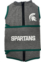 NCAA Michigan State Spartans Dog Anxiety Shirt Calming Soothing Vest for Dogs Cats with Anxiety Fears Fireworks, Loud Noises, Dark Lonely Keeps Dogs Calm Feeling Safe, Relaxing Jacket X-Small
