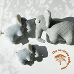 Dog Toys | Plush Toy Elephant Stuffed Animal for Dogs | Small Eco Friendly Toy - Easy to Clean and Made from Non Toxic Materials