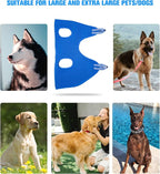 10 in 1 Dog Pet Grooming Hammock Harness with Nail Clippers/Trimmer, Nail File,Dog Nail Hammock, Dog Grooming Sling for Nail Trimming/Clipping (XXXL/Under 130lb, Blue)