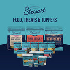 Stewart Chicken Liver Dog Treats, 16.8 oz, ~315 Pieces, Freeze Dried Raw, Single Ingredient, 60% Protein Training Treats or Meal Topper in a Value Size Resealable Tub, Grain Free, Gluten Free