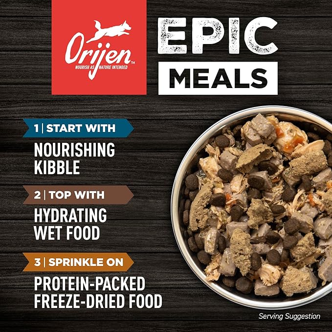 ORIJEN Amazing Grains High Protein Dry Dog Food Puppy Large Breed Recipe 22.5lb Bag
