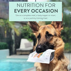 The New Zealand Natural Pet Food Co Woof Freeze Dried Dog Food - Chicken Recipe, High Protein, Dog Food Topper & Dog Treats, All Life Stages, 1.76 oz