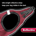 YIMEIS Dog Harness and Leash Set, No Pull Soft Mesh Pet Harness, Reflective Adjustable Puppy Vest for Small Medium Large Dogs, Cats (Grape Purple, Small (Pack of 1)