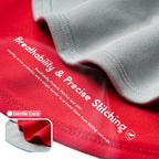 Koneseve Dog Shirt Breathable Cotton Stretchy Soft for Small Pets 2-Pack Sunny Red & Smoky Blue XL