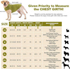 Fleece Dog Coat Pet Jacket Reflective for Cold Weather for Extra Large to Small Pets(Green,S)