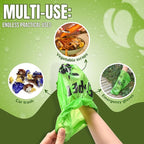 Pet N Pet 1080 Counts Poop Bags for Dogs, 41% Plant Based & 59% PE Extra Thick, Green Dog Poop Bags Rolls, 9" x 13", Unscented Pet Waste Bag