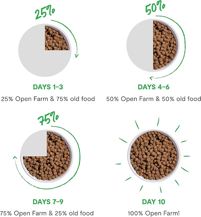 Open Farm, Ancient Grains Dry Dog Food, Protein-Rich & Nutrient Dense, 90% Animal Protein Mixed with Non-GMO Fruits, Veggies and Superfoods, Homestead Turkey Recipe, 11lb Bag