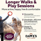 Dave's Pet Food Glucosamine Chondroitin for Dogs, Hip and Joint Support, Gluten-Free, Wet Senior Dog Food, 13.2 oz (Case of 12)