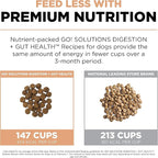 Go! Solutions Digestion + Gut Health, Dry Dog Food, Salmon Recipe with Ancient Grains, 12 lb Bag