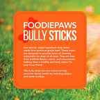 FOODIEPAWS Bully Pop, 8 oz – All-Natural, High Protein Chews for Dogs – Fully Digestible & Grain-Free – Supports Dental Health & Chewing Satisfaction