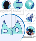 Dog Grooming Hammock Harness, Hanging Harness Holder for Nail Clipping, Nail Trimming Hammock with Wide Strap, Grooming Sling Hanger Restraint Bag for Claw Care (XX-Large 65 LB Max/Turquoise)