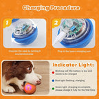 2PCS Shaky Ball Toy for Dogs, Vibrating Dog Ball, USB Rechargeable, Interactive, Automatic Moving, Bouncing, Perfect for Small, Medium, Large Dogs (Small, Cosmic)