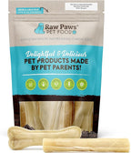 Raw Paws Compressed Rawhide Chews for Small Dogs (10 Pack) - Natural Raw Hides Small Dogs - Single Ingredient Dog Bones - Puppy Chew Bones - Puppy Teething Chews