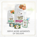 Purina Fancy Feast Classic Pate Ocean Whitefish and Tuna Feast Classic Grain Free Wet Cat Food Pate - (Pack of 24) 3 oz. Cans