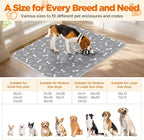 Washable Pee Pads for Dogs, 2Pcs Reusable Puppy Pads , Absorbent Dog Training Pads,100% Waterproof Non-Slip Whelping Pad Dog Playpen Indoor Cage Pad Couch Cover,Pet Supplies 31x36
