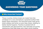 Best Bully Sticks Premium 6 Inch Beef Trachea - 20 Count (Pack of 1) - All-Natural, Grain-Free, Single-Ingredient, Supports Dental Health