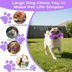 Dog Toys for Aggressive Chewers, Long Lasting Dog Chew Toys - Interactive Rubber Bone Toy for Large, Medium Breed - Large Dogs Toy Keep Them Busy