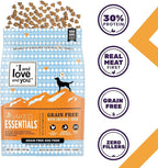 I and love and you Naked Essentials Dry Dog Food - Chicken + Duck - High Protein, Real Meat, No Fillers, Prebiotics + Probiotics, 23lb Bag