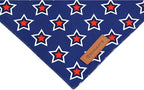 Realeaf American Flag Dog Bandanas 2 Pack, Triangle Reversible 4th of July Pet Scarf for Boy and Girl, Premium Durable Fabric, Patriotic Bandana for Small Medium Large and Extra Large Dogs (Large)