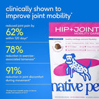 Native Pet Hip & Joint Supplement for Dogs - Advanced Dog Joint & Arthritis Supplement - Helps Maintain Healthy Cartilage, Joint Flexibility, Lubrication, & Function - with ESM & Collagen - 60 Chews