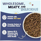 Pawstruck Air Dried Dog Food with Real Beef, Grain Free, Made in USA, Non-GMO, Vet Recommended, High Protein Limited Ingredient Full-Feed, All Breeds & Ages, 2.5oz Trial Bag