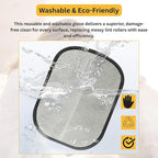 2 Pack Electrostatic Pet Hair Removal Gloves – Lint Cleaning Mitts for Cats & Dogs, Reusable Pet Hair Remover Glove for Furniture Couch Carpet & Car, Grooming & De-Shedding Glove for Pet Hair